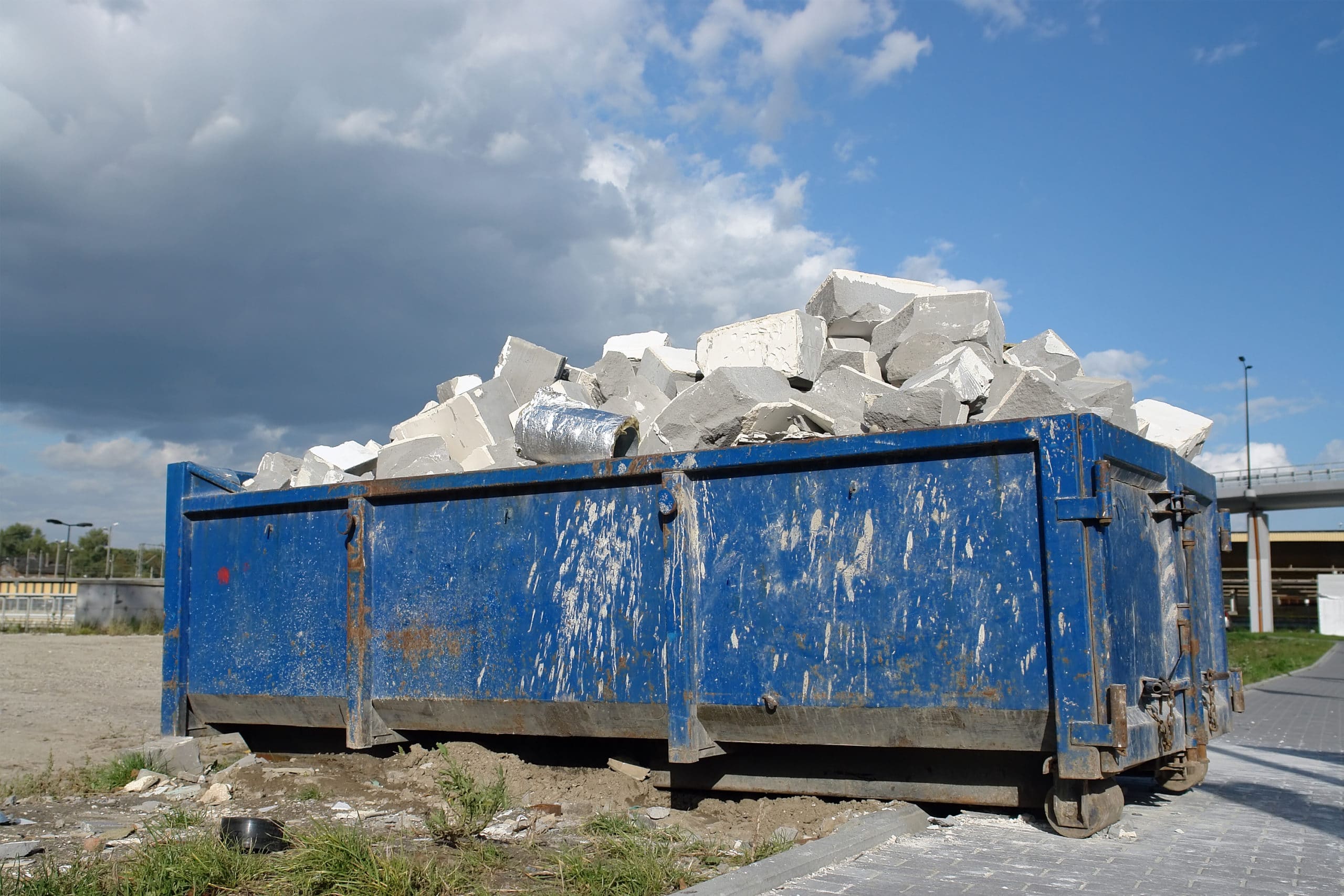 Leichtbaustoff Container Gießen